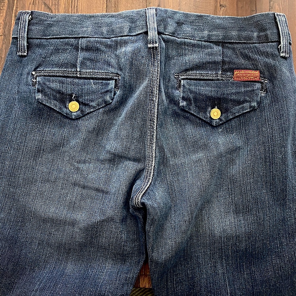 7 for all mankind - Dark Rinse Flare leg jeans- 26